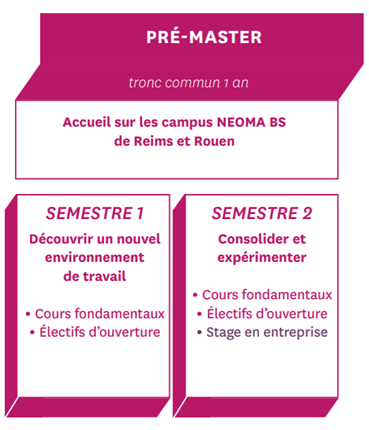 année pré master du pge de Neoma