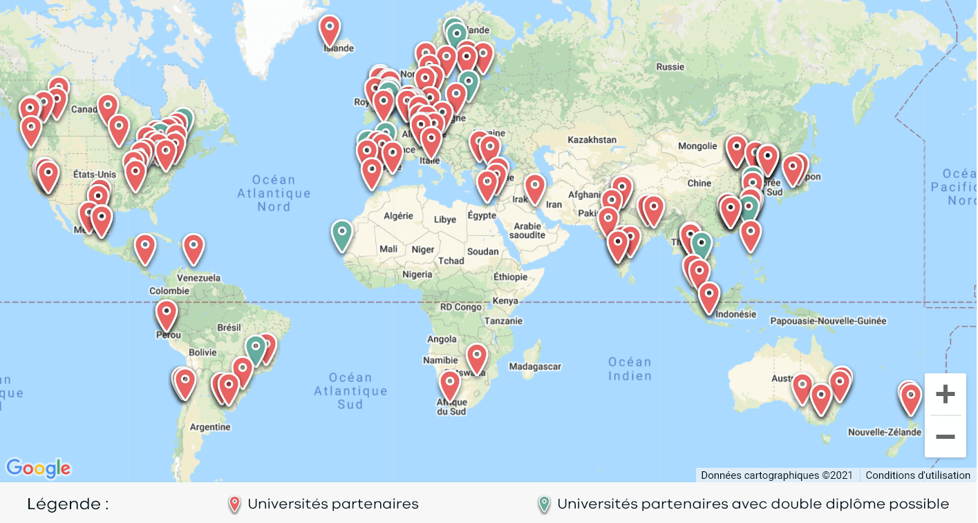 Universités partenaires Kedge